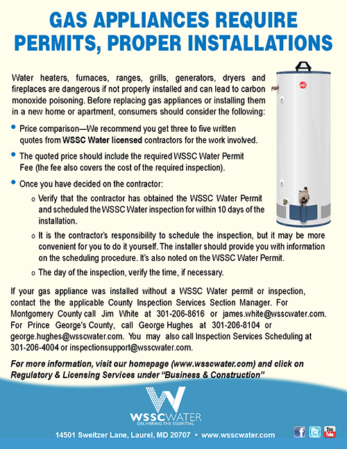 Gas Appliance Flier