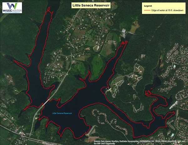 Proposed Little Seneca Water Drawback Map