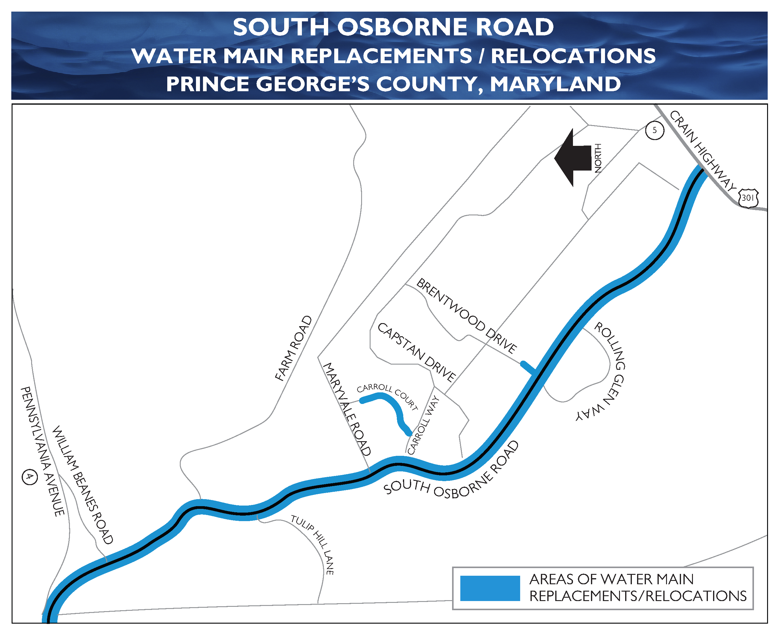 south osborne road map