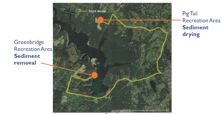 Triadelphia project sediment removal area