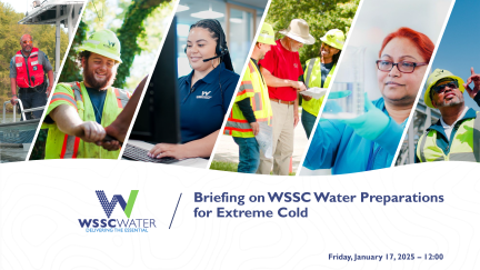 Briefin on WSSC Water Preparations for 