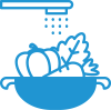 washing fruits and vegetables