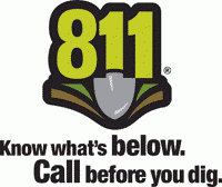 811 Know what's below call before you dig