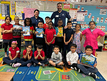 Classroom visit with Community Outreach team